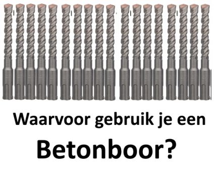 Basistheorie speelgoed zeker Waarvoor gebruik je een betonboor? - gereedschap-advies.nl