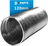 foto van een Dparts aluminium luchtafvoerslang