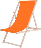foto van een Springos Ligbed Strandstoel